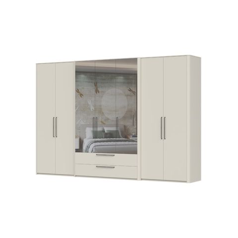 Garderobna omara z ogledalom P72- AIR 