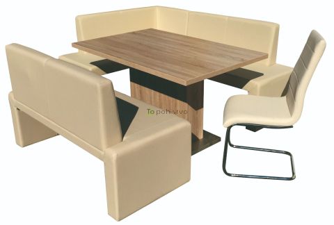 Kotna klop za jedilnico RIMINI 160x120