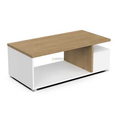 Klubska miza ACCESS 466008 bela + rjava (466008)