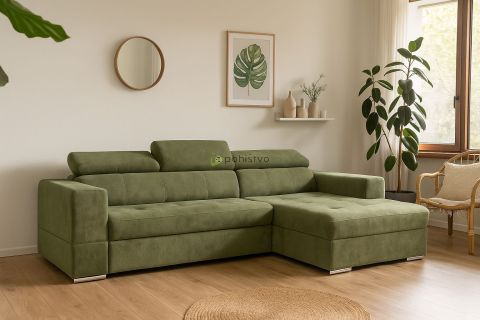 Sedežna garnitura CALGARY REC 120 D zelena