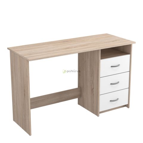 Pisalna miza ARISTOTE hrast  - bela 101000 (101000)