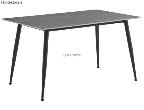 Miza ADRIA (siva, 140x80x75)