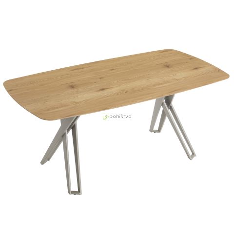 Miza CARACAS 180x90cm hrast MDF