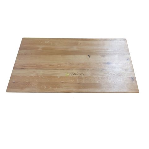 Plošča klubske mizice CONNECT - plošča 110x60 DL 20+20 mm hrast  raven rob