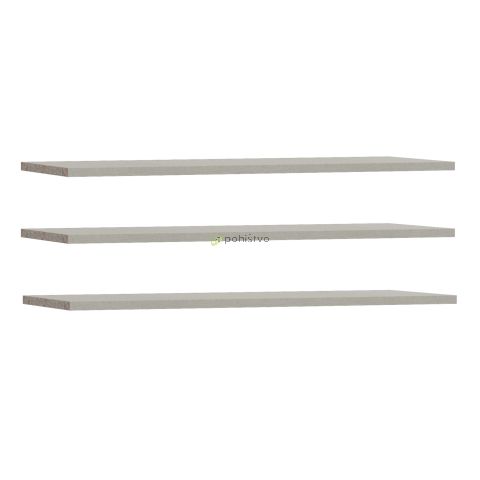 Set 3 dodatnih polic FITTIO 200 cm