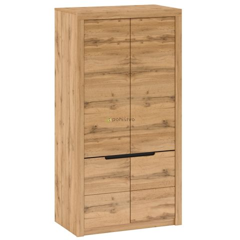 Garderobna omara MAREDA 2 hrast (Toronto F, color oak wotan)