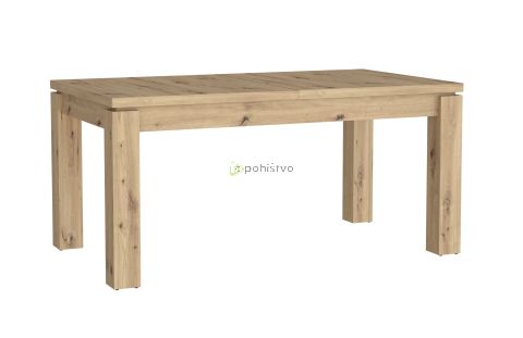 Raztegljiva miza  ALCA 160-206x90x73 cm hrast