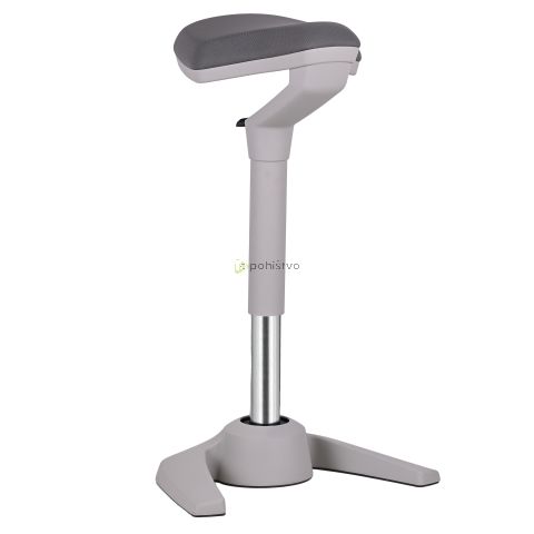 Barski stol VIREX siv