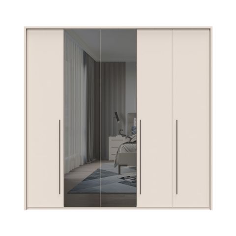 Petdelna omara OPERA z ogledalom P5A-2OG/OP