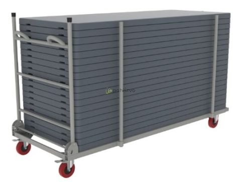 Transportni voziček za catering mize XL TROLLEY ZOWN