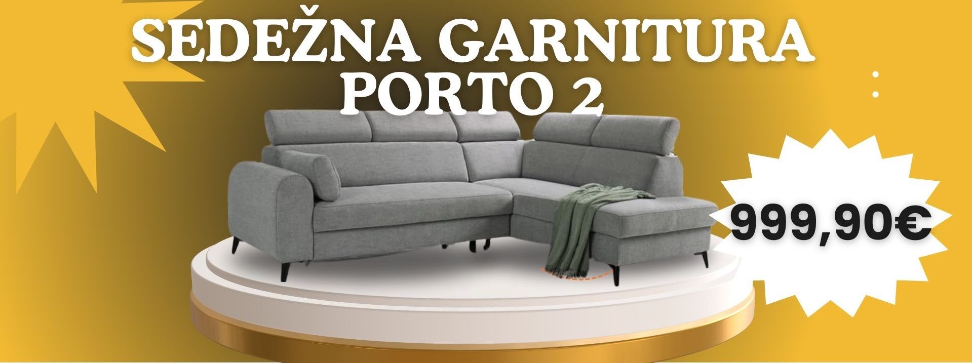 Sedežna garnitura Porto