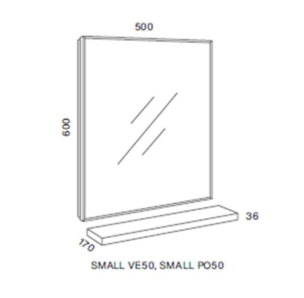 ogledalo small dimenzije