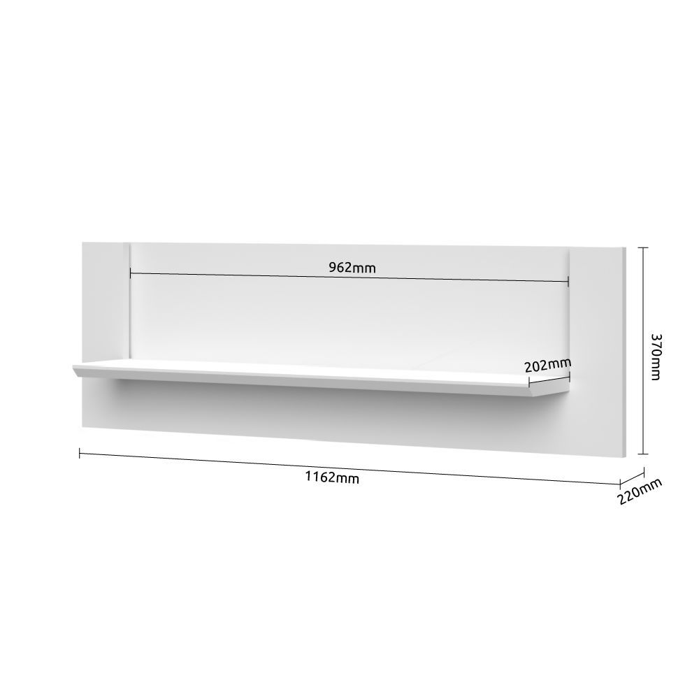 Stenska polica SKY45 VP116-S45-dimenzije