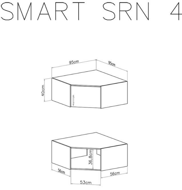 Nastavna omara SMART SM4 dimenzije
