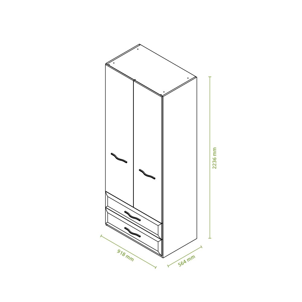 Omara GALA P22/GL dimenzije