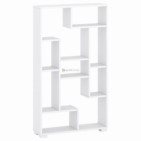 Poličnik PRESELLE white (Split C rack, color white / white)