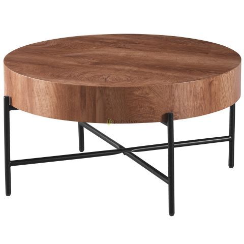 Coffee table KAMIK brown MDF