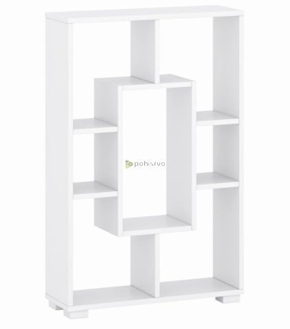 Poličnik PIENZA white (Split A rack, color white / white)