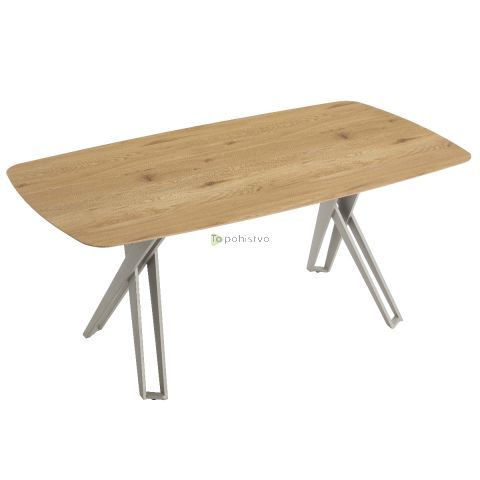 Table CARACAS 180x90cm oak MDF