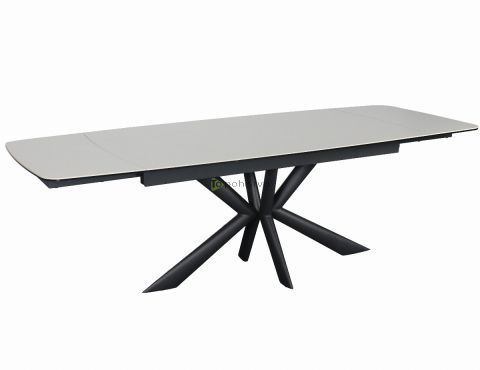 Extendable table OBAN 160-240x90x76cm white