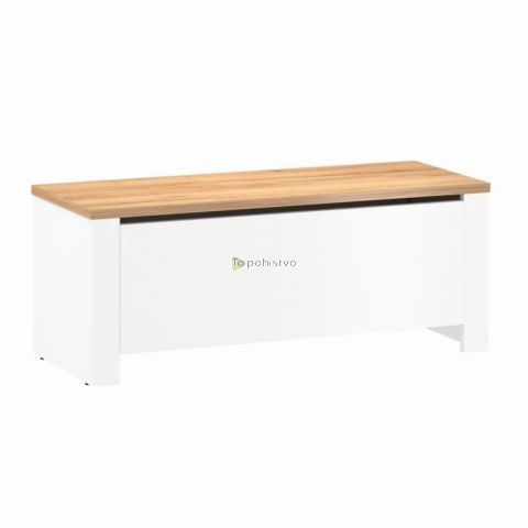 Klop RONCO 1 white + oak (Lanzette dG, color nimfea alba / oak craft gold)