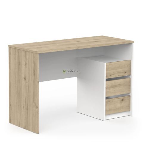 Pisalna miza HARISSON 468657 hrast + bela