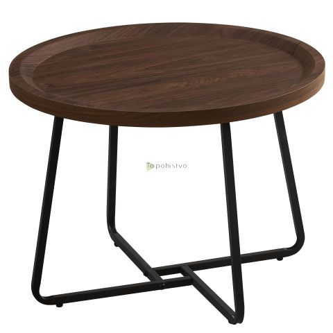 Coffee table GLOMI dark brown MDF