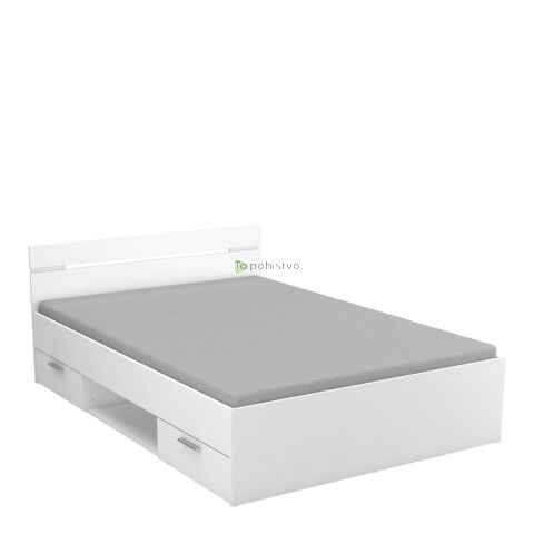 Postelja MICHIGAN 471718 - white (160x200) with 2 drawers