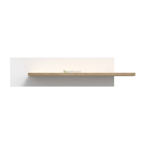 Shelf SKELPE SXPB04-M961 white+oak