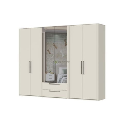 Garderobna omara z ogledalom P62- AIR 