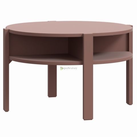 Klubska mizica TOBAGO terracotta CFTT5024-U72