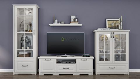 Rustikalen dnevni regal EVERGREEN
