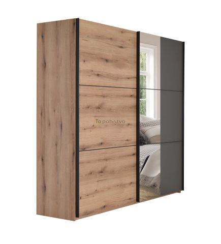 Drsna omara z ogledalom ELEGANCE AP 230-O