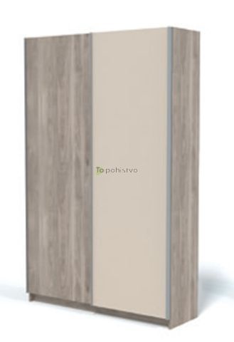 Dvodelna omara z drsnimi vrati MIRNA