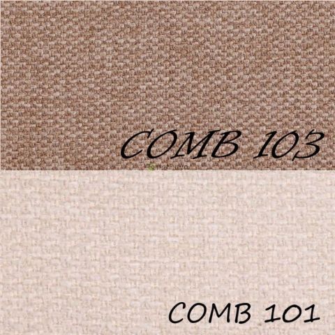 Kavč DOLORES comb 103 sv.rjava + comb 101 bež