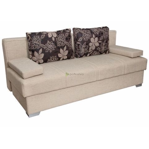 Kavč DOLORES comb 104 temno rjava + comb 103 sv. rjava