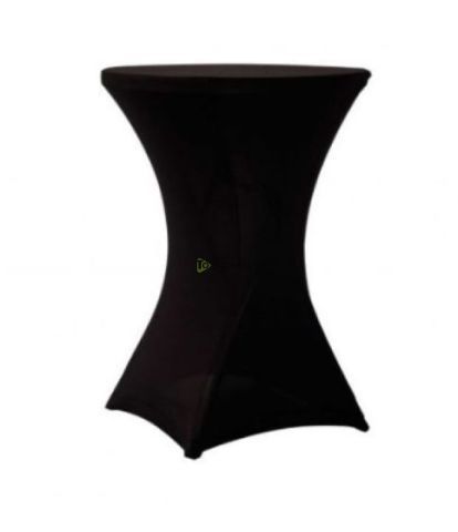 Elastični prt za barsko catering mizo COCKTAIL 80-črna