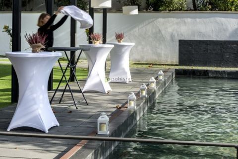 Zložljiva catering barska miza COCKTAIL 80