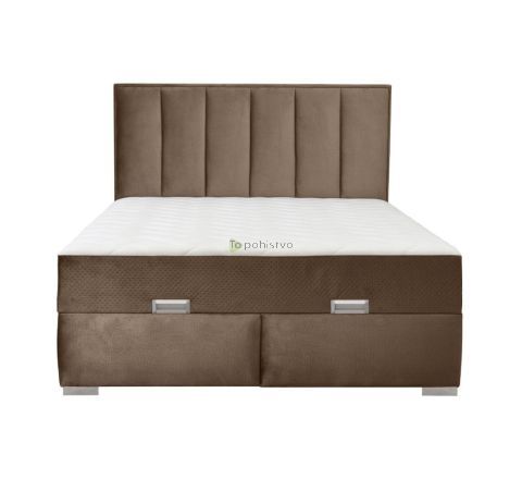 Francoska postelja HUGO 140x200-bež