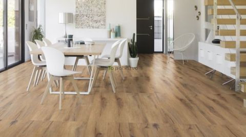 Vinil GERFLOR, 1,84m2 - CREATION Solid 55 Clic 0850 Cedar Brown