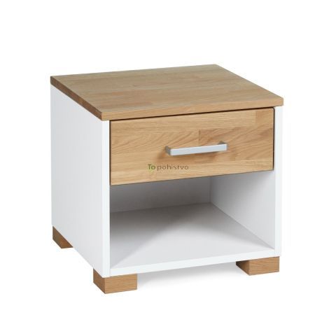 Nočna omarica PRIMA -bela