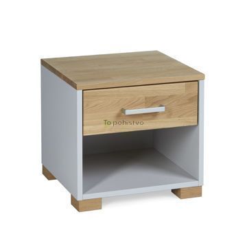 Nočna omarica PRIMA -siva