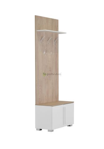 Obešalnik s komodo LEONIDAS 80