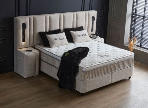 Boxspring postelja RIVIERA