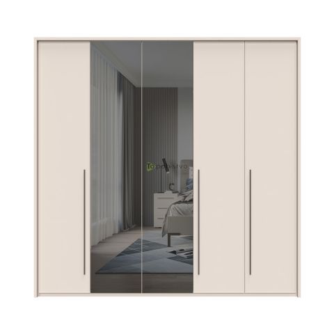 Petdelna omara OPERA z ogledalom P5A-2OG/OP