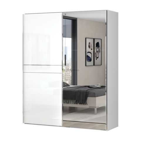 Drsna omara z ogledalom PIANO PK181-OG/PN