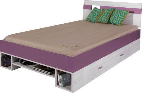 Postelja 120cm NEXT 18-Purple