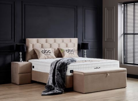 Boxspring postelja PALERMO - bez