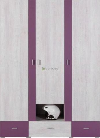 Trodelna omara NEXT 1-Purple