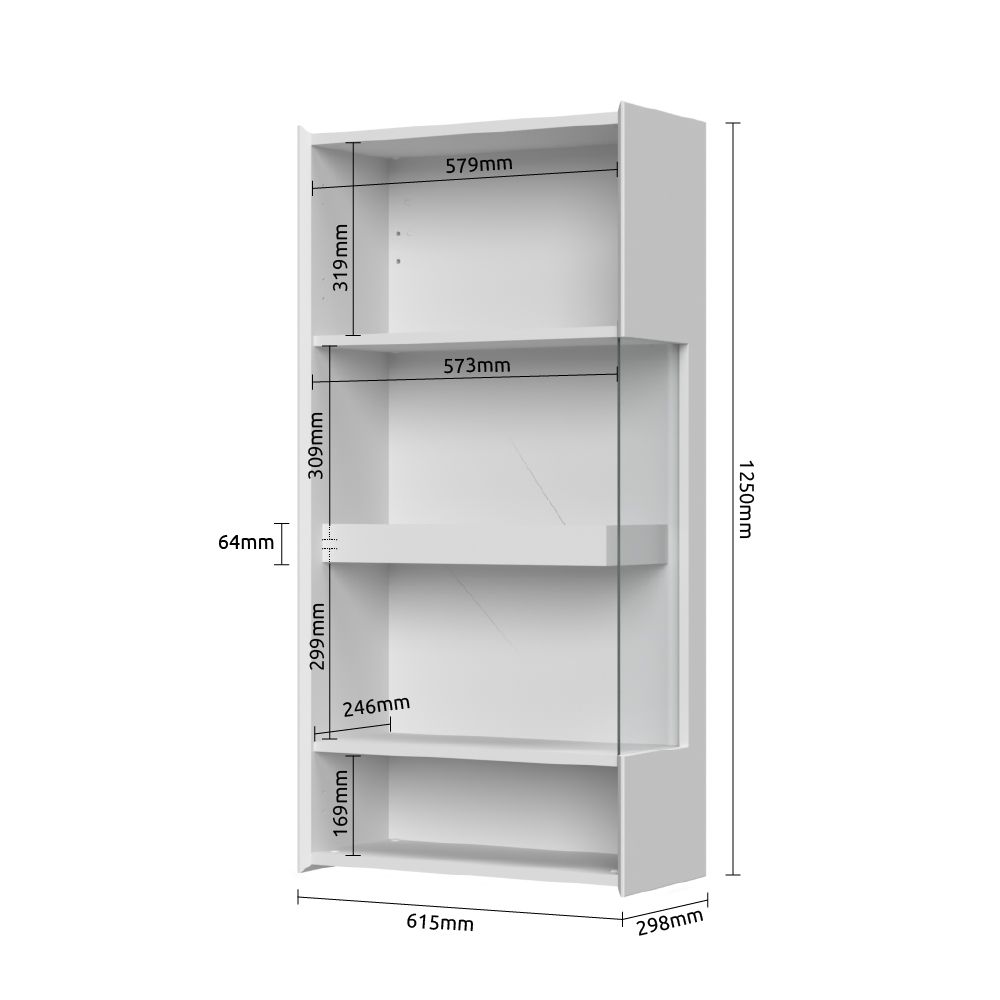 Viseča vitrina SKY45 VK62-2KS/S45 dimenzije